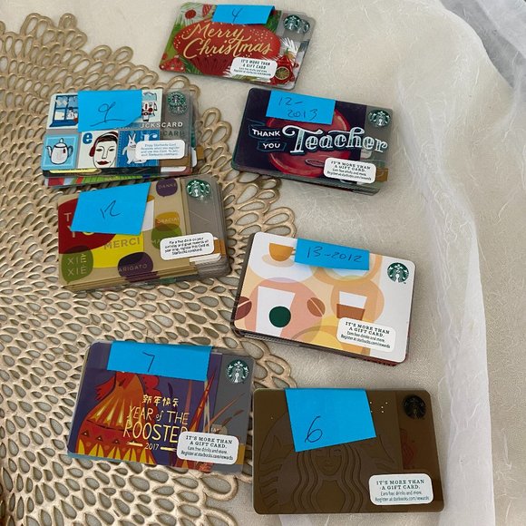 Starbucks Other - lot of 63 Starbucks Cards new